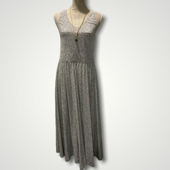NISSE Grey Tank Long Dress Size 8 - Picture 3 of 14